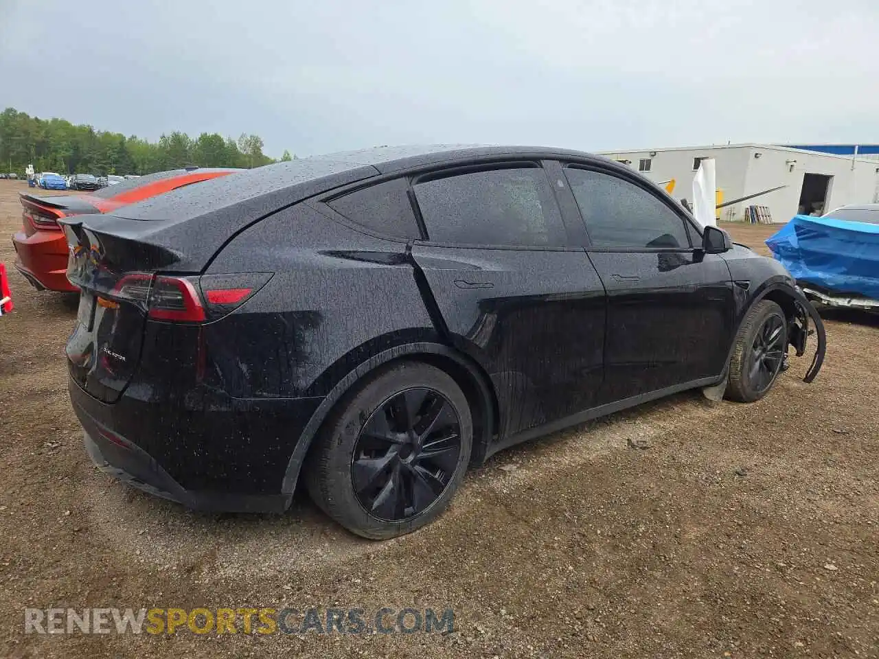 3 fotografías del automóvil dañado 7SAYGDEE0SF294470 TESLA MODEL Y 2025