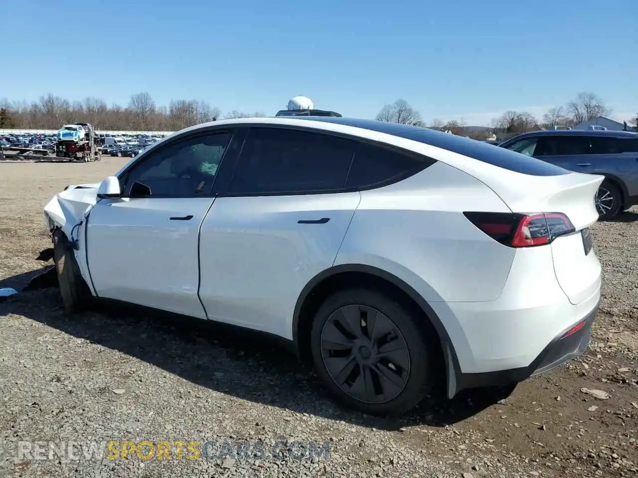 2 Photograph of a damaged car 7SAYGDEE1SA341695 TESLA MODEL Y 2025