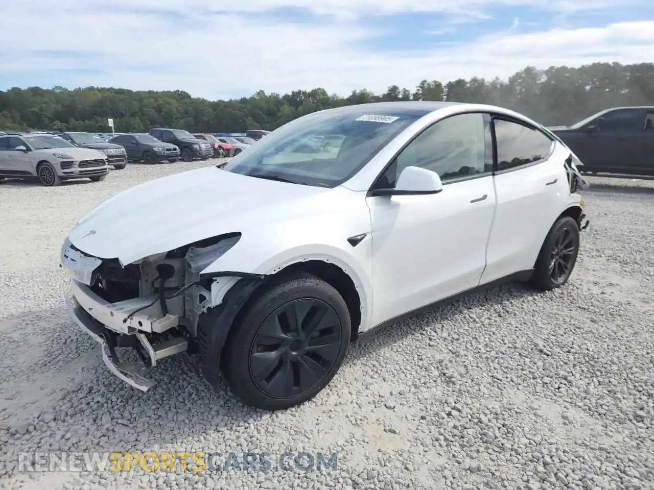 1 Photograph of a damaged car 7SAYGDEE1SA358979 TESLA MODEL Y 2025