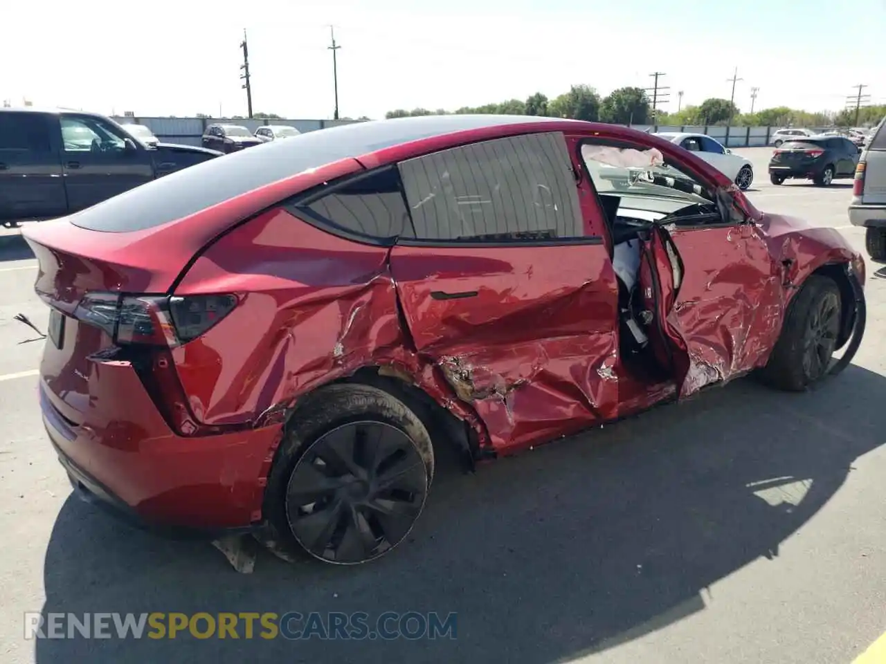3 Photograph of a damaged car 7SAYGDEE1SF250803 TESLA MODEL Y 2025