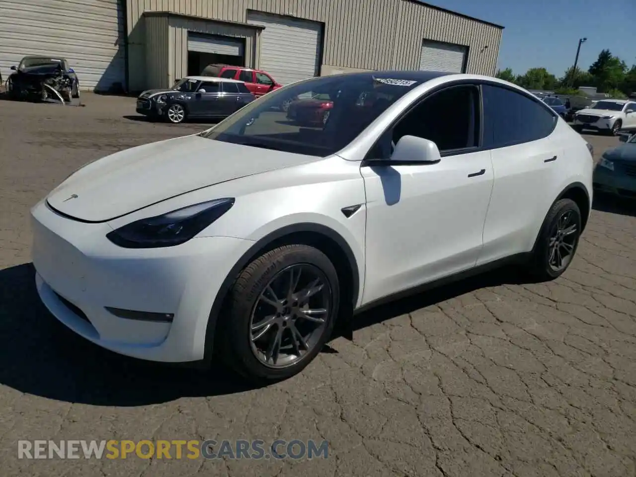 1 Фотография поврежденного автомобиля 7SAYGDEE1SF286586 TESLA MODEL Y 2025