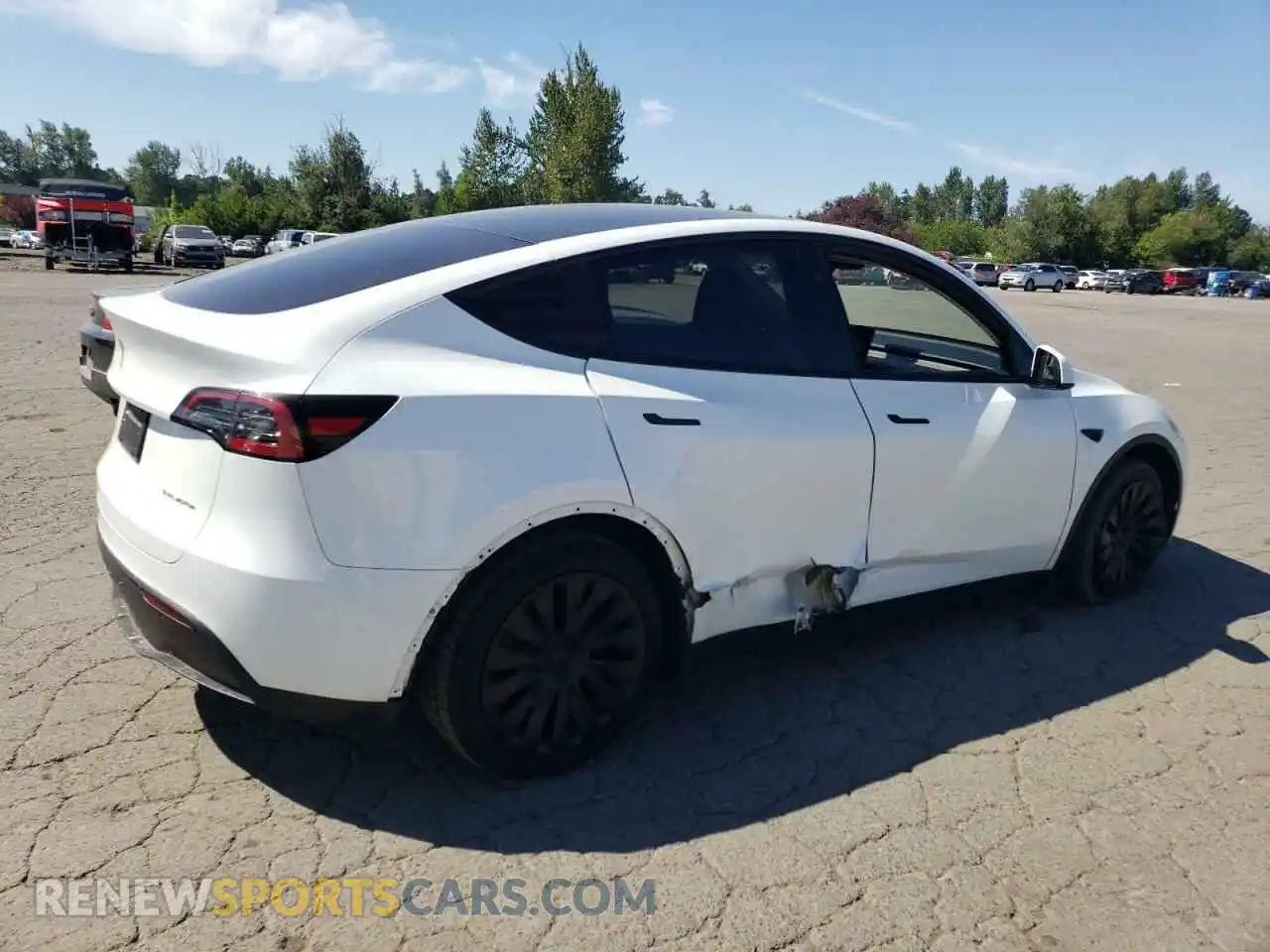 3 Фотография поврежденного автомобиля 7SAYGDEE1SF286586 TESLA MODEL Y 2025