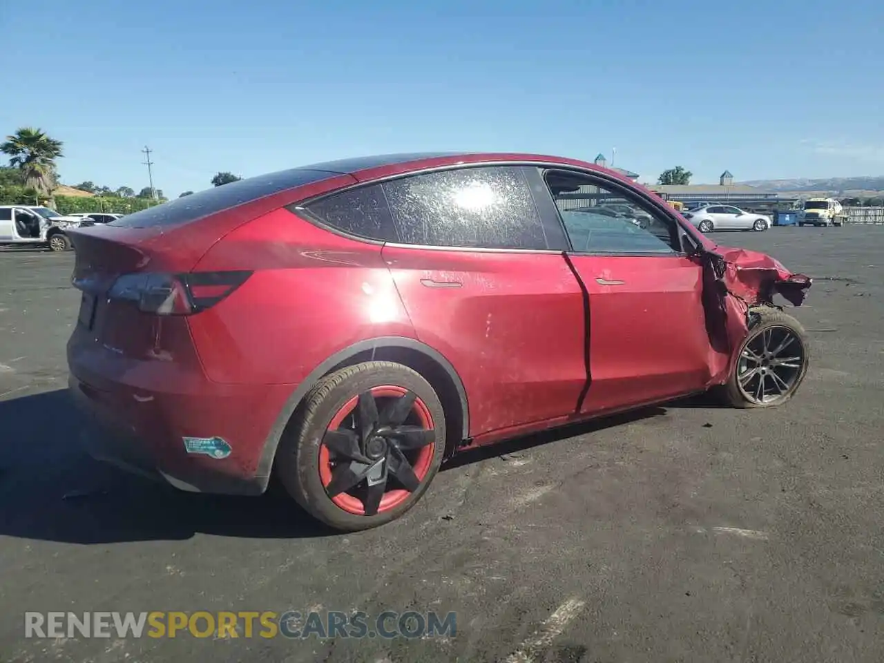 3 Photograph of a damaged car 7SAYGDEE1SF300325 TESLA MODEL Y 2025