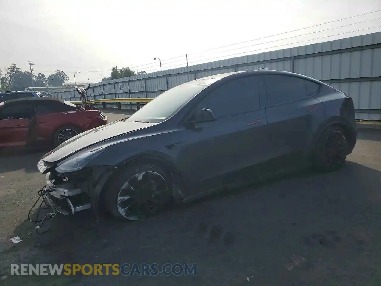 1 Photograph of a damaged car 7SAYGDEE1SF308277 TESLA MODEL Y 2025
