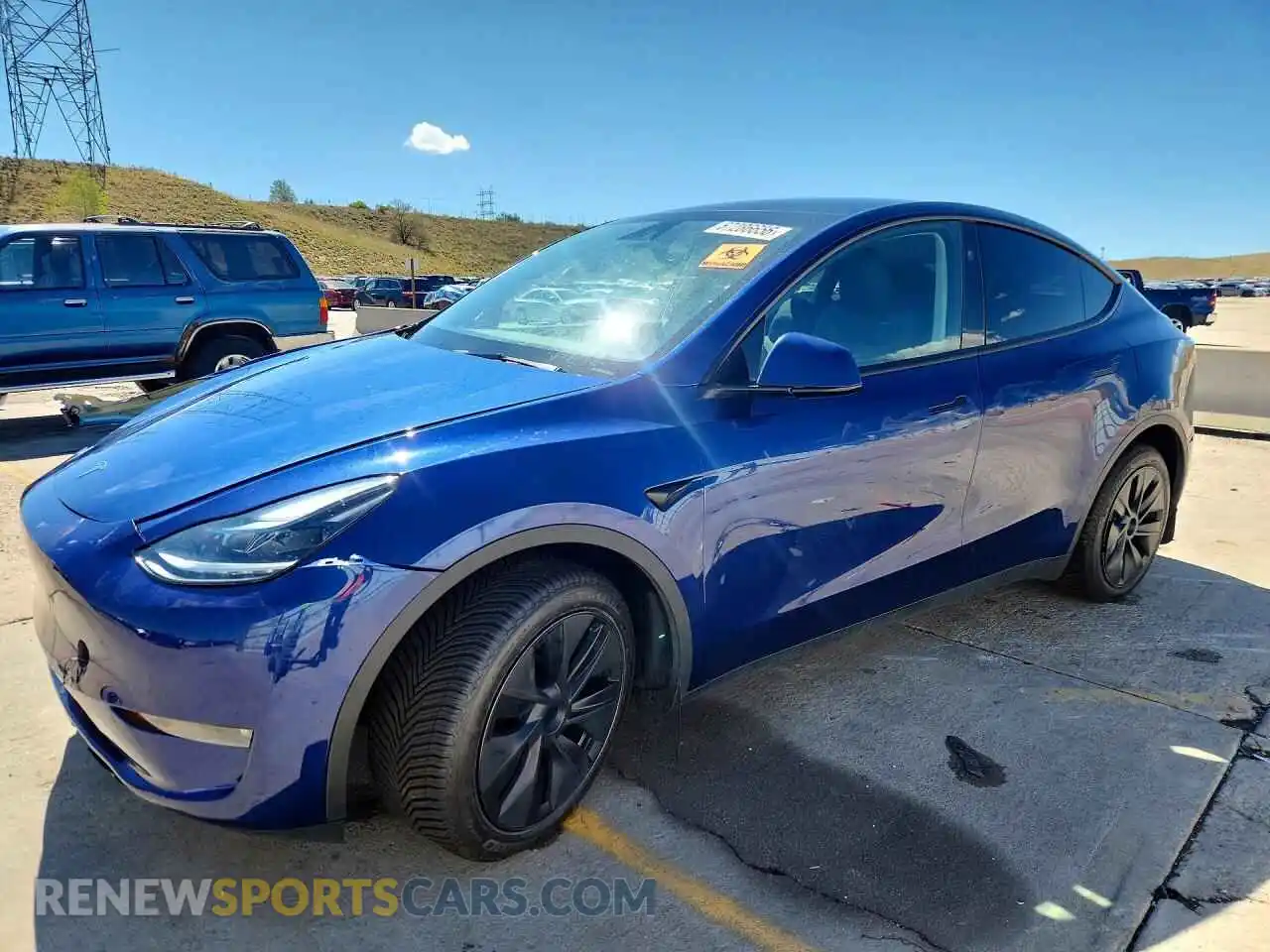1 Photograph of a damaged car 7SAYGDEE2SF237719 TESLA MODEL Y 2025