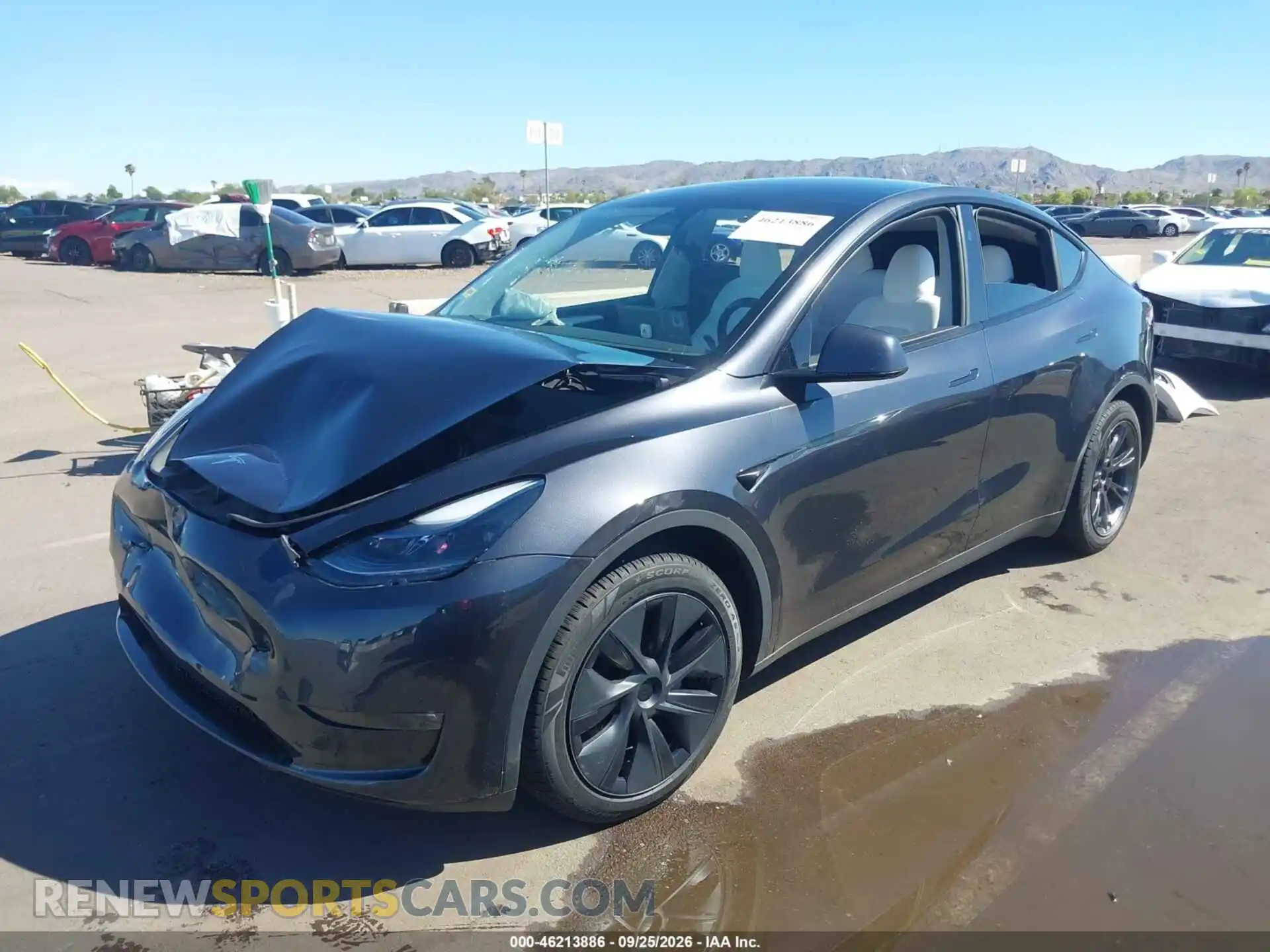 2 Photograph of a damaged car 7SAYGDEE2SF240880 TESLA MODEL Y 2025