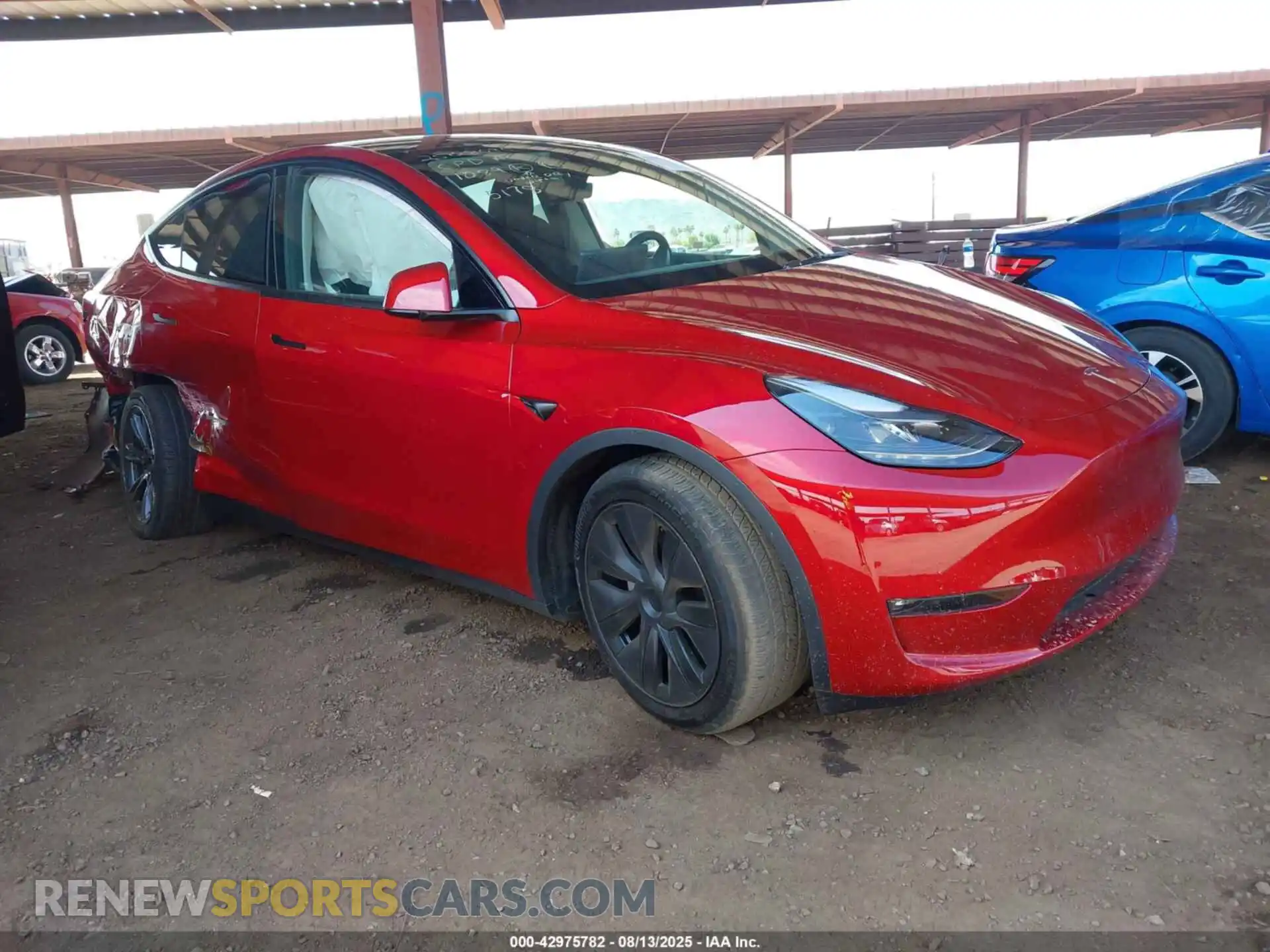 1 Photograph of a damaged car 7SAYGDEE2SF265178 TESLA MODEL Y 2025