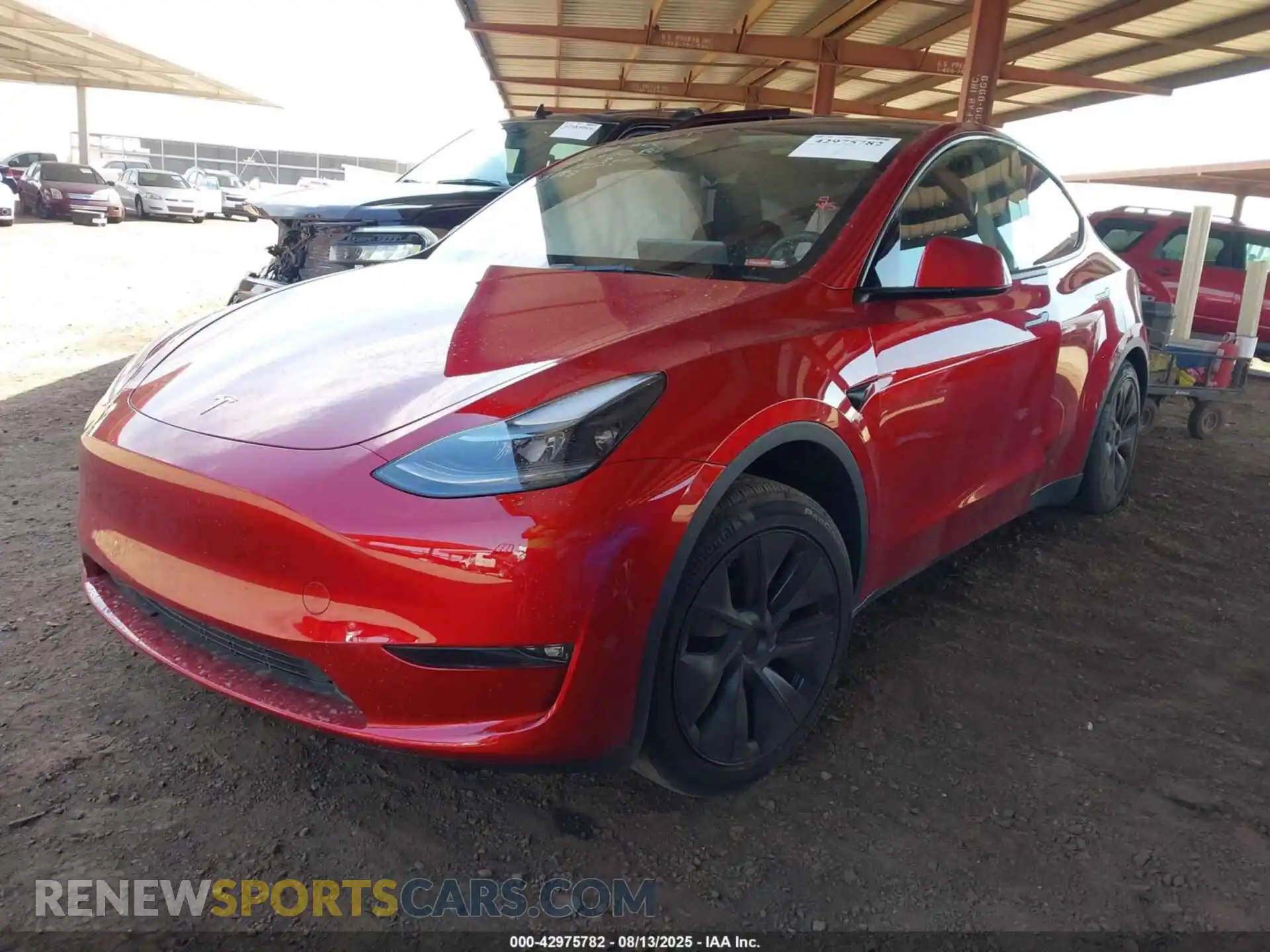 2 Photograph of a damaged car 7SAYGDEE2SF265178 TESLA MODEL Y 2025