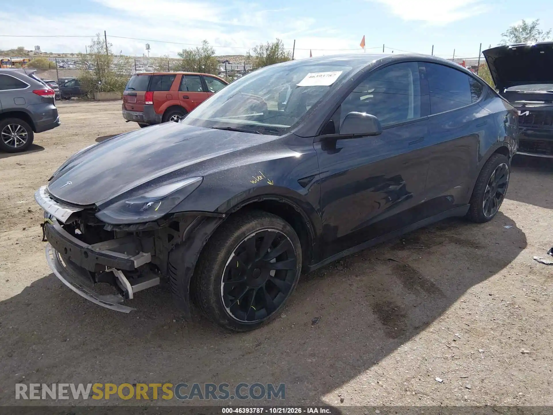 2 Photograph of a damaged car 7SAYGDEE2SF265942 TESLA MODEL Y 2025