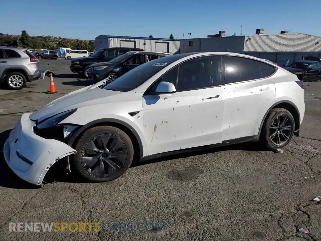 1 Photograph of a damaged car 7SAYGDEE3SF236434 TESLA MODEL Y 2025