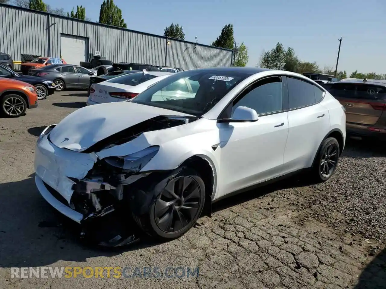 1 Photograph of a damaged car 7SAYGDEE3SF259602 TESLA MODEL Y 2025