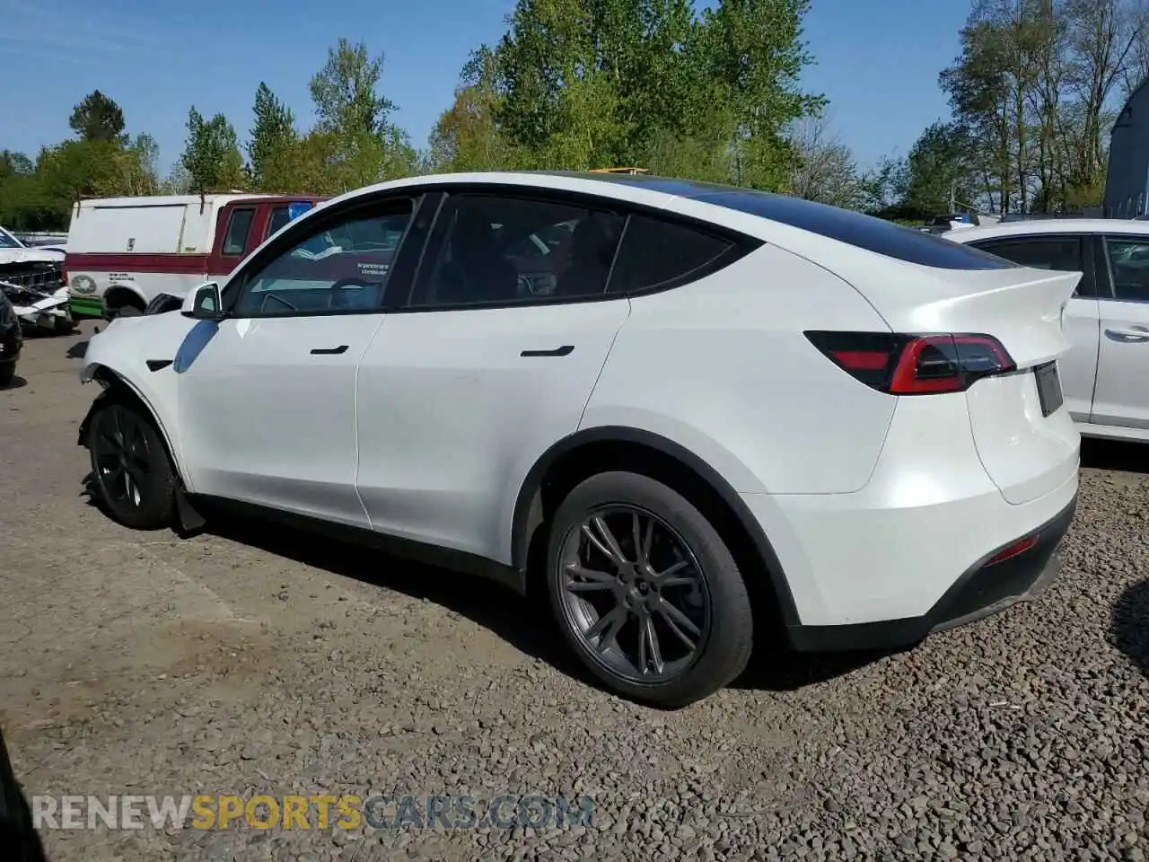 2 Photograph of a damaged car 7SAYGDEE3SF259602 TESLA MODEL Y 2025