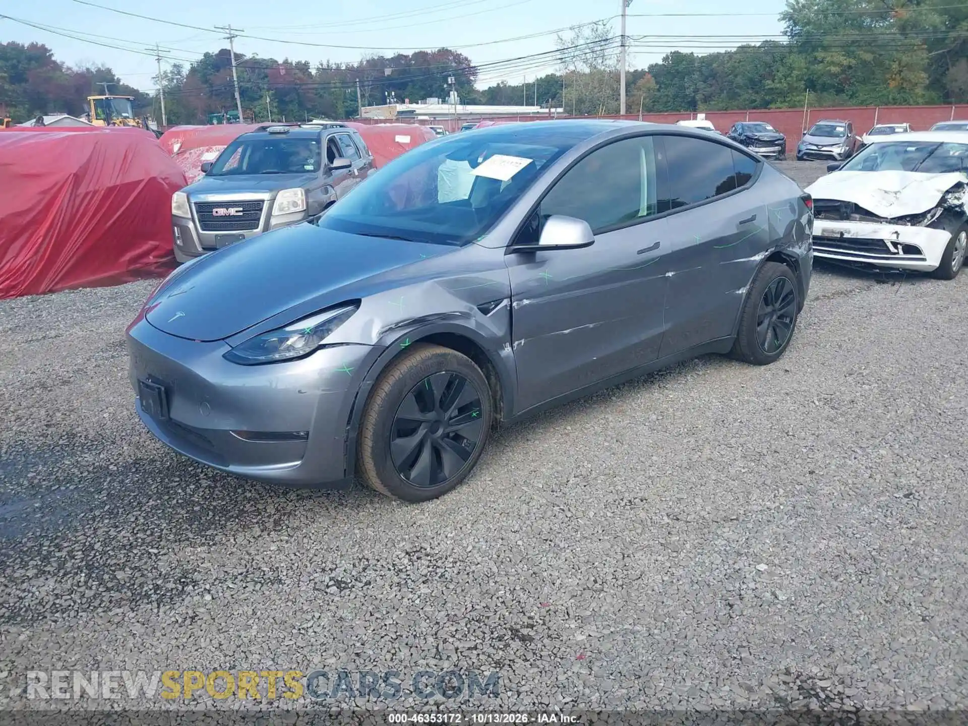 2 Photograph of a damaged car 7SAYGDEE3SF285763 TESLA MODEL Y 2025