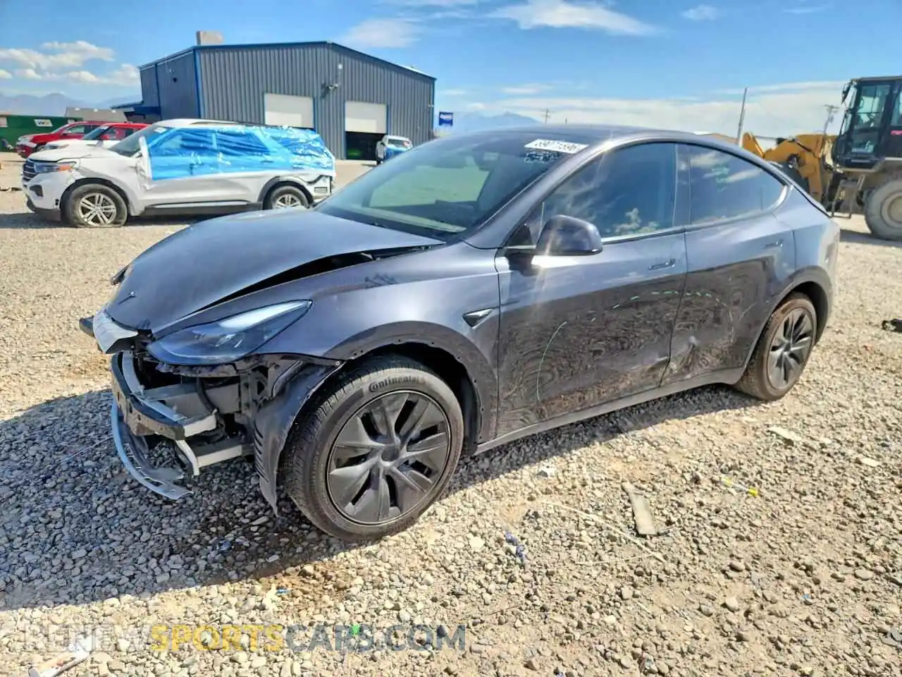 1 Photograph of a damaged car 7SAYGDEE3SF294754 TESLA MODEL Y 2025