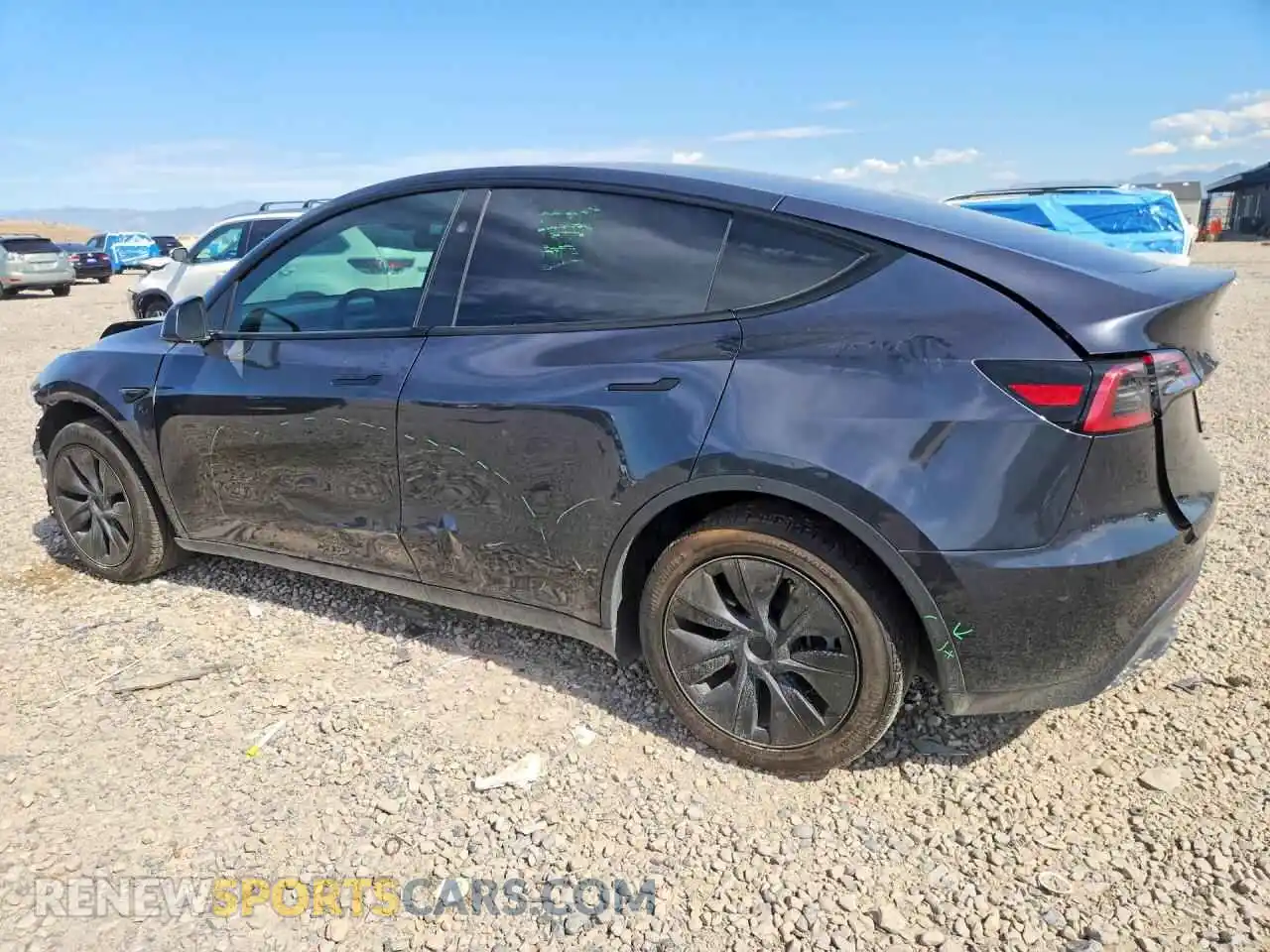 2 Photograph of a damaged car 7SAYGDEE3SF294754 TESLA MODEL Y 2025