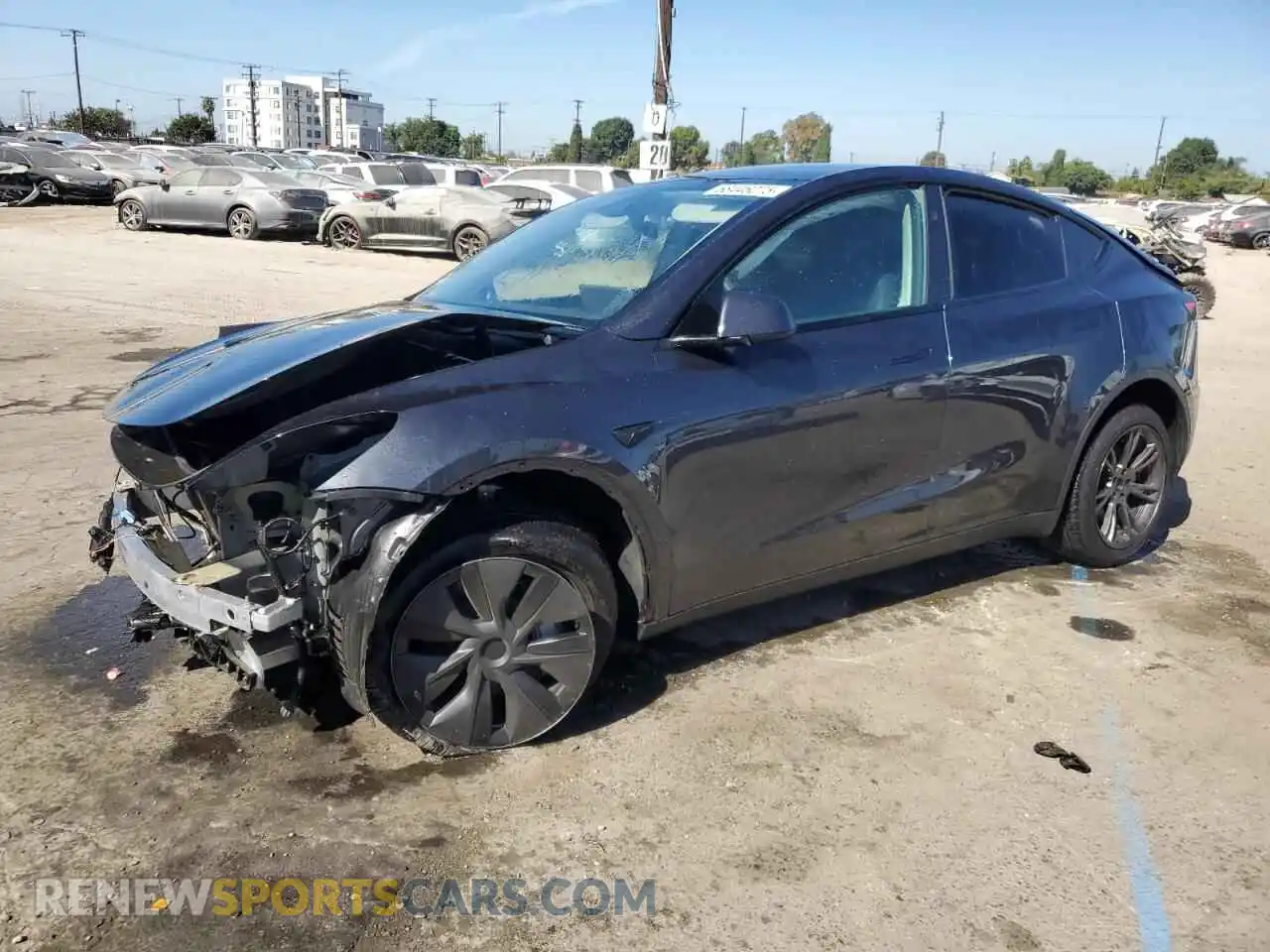 1 Photograph of a damaged car 7SAYGDEE3SF307261 TESLA MODEL Y 2025