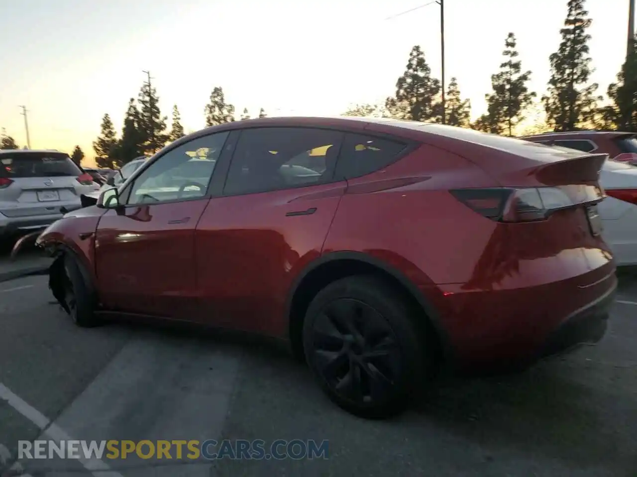 2 Photograph of a damaged car 7SAYGDEE4SF218265 TESLA MODEL Y 2025