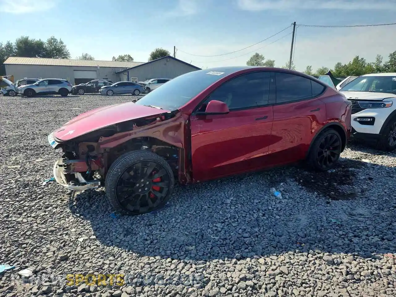 1 Photograph of a damaged car 7SAYGDEE4SF264047 TESLA MODEL Y 2025