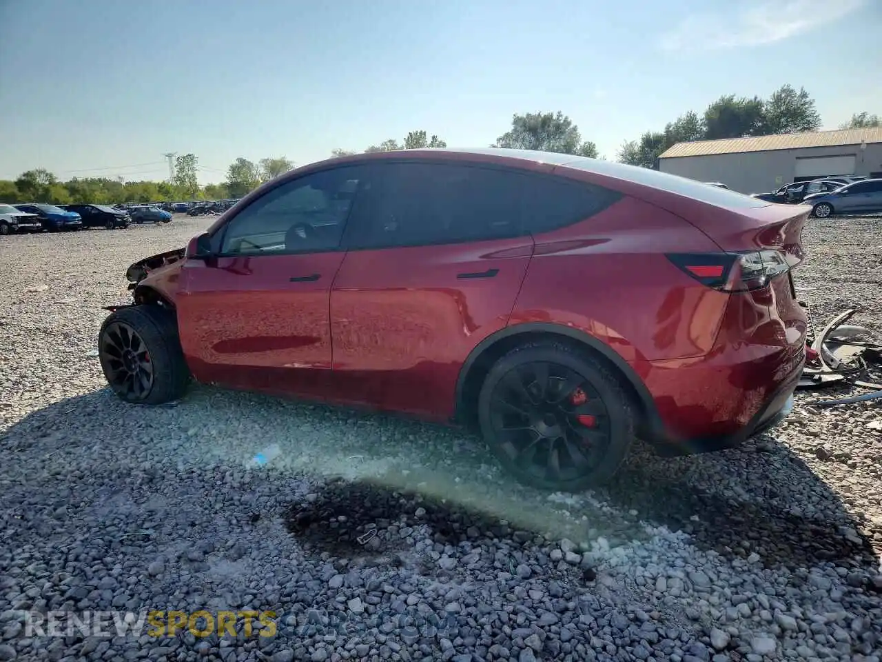 2 Photograph of a damaged car 7SAYGDEE4SF264047 TESLA MODEL Y 2025