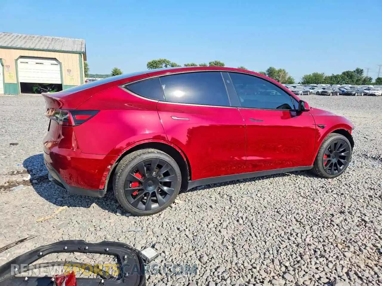 3 Photograph of a damaged car 7SAYGDEE4SF264047 TESLA MODEL Y 2025