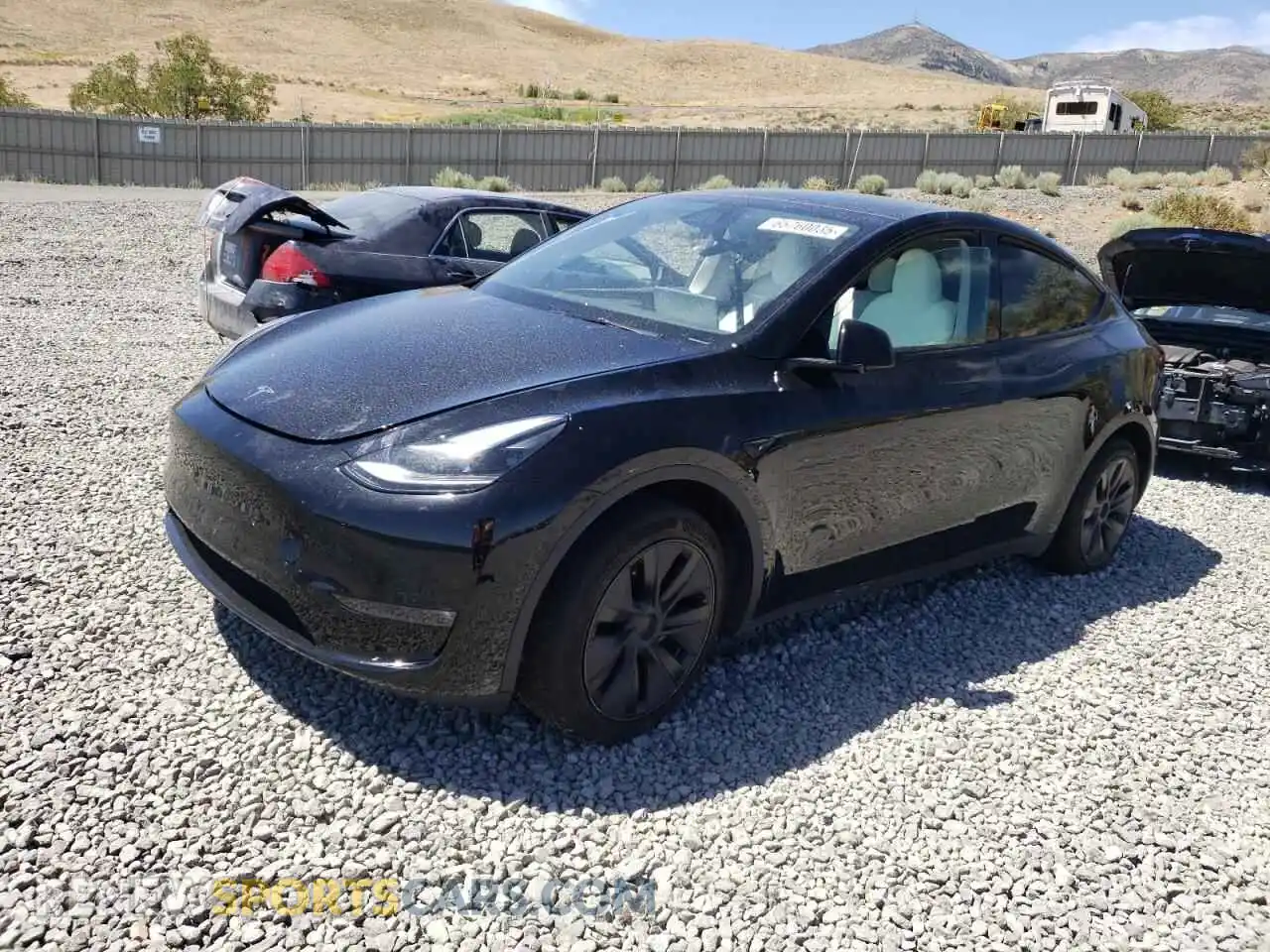 1 Photograph of a damaged car 7SAYGDEE4SF275775 TESLA MODEL Y 2025