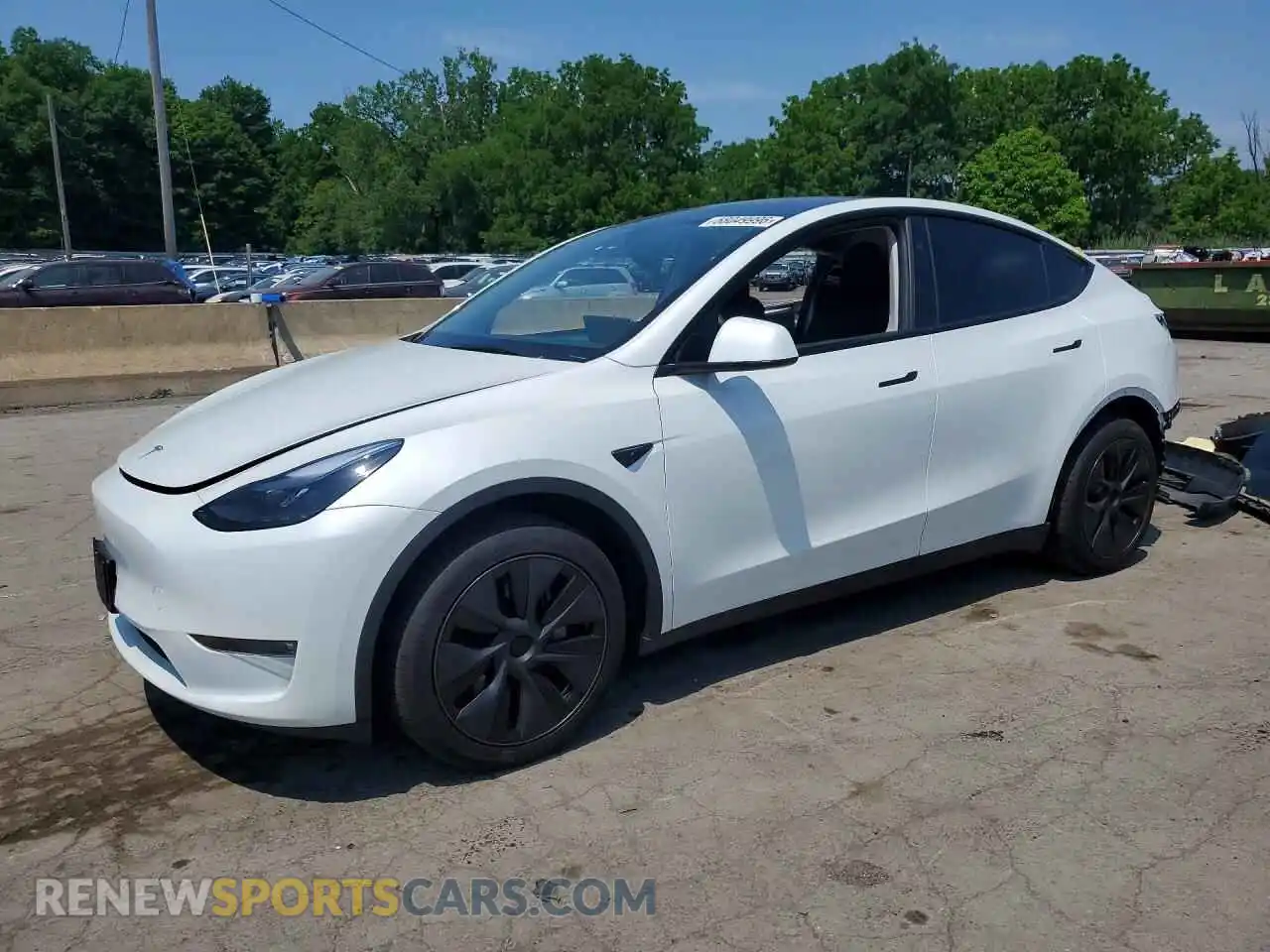 1 Photograph of a damaged car 7SAYGDEE4SF284573 TESLA MODEL Y 2025