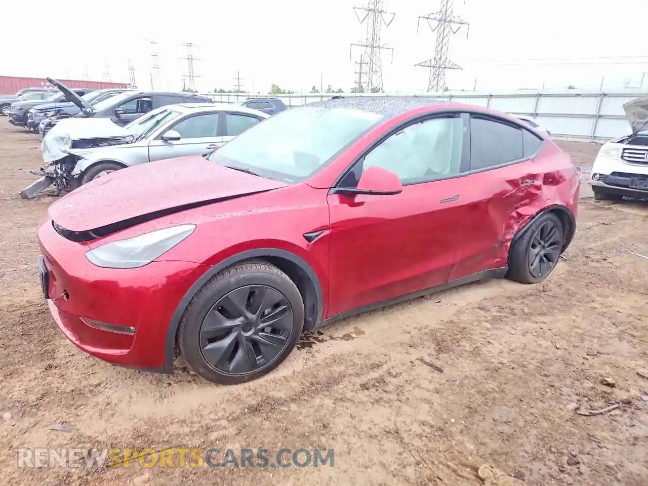 1 Photograph of a damaged car 7SAYGDEE4SF288719 TESLA MODEL Y 2025