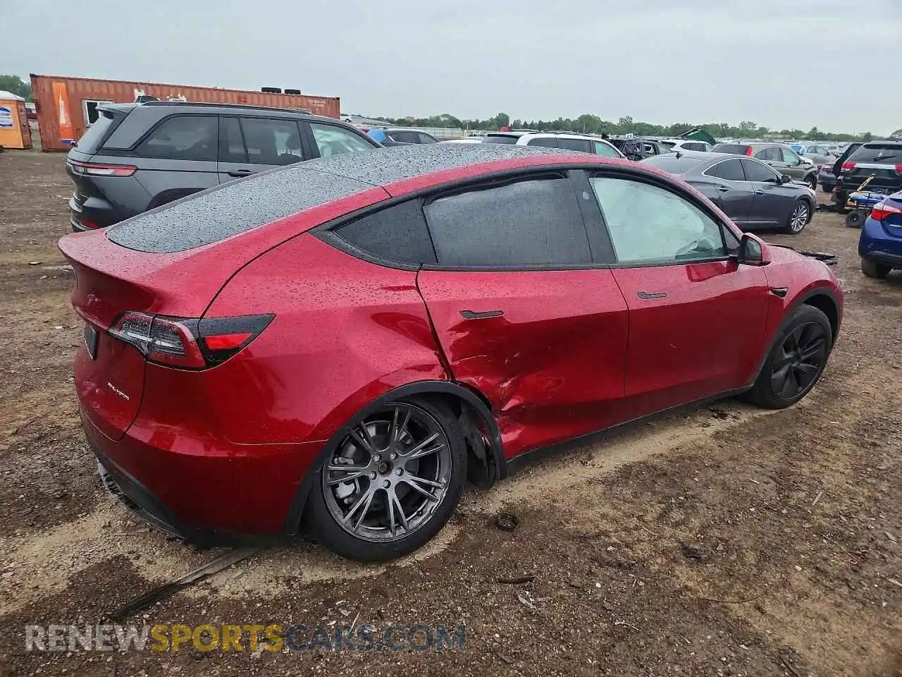 3 Photograph of a damaged car 7SAYGDEE4SF288719 TESLA MODEL Y 2025