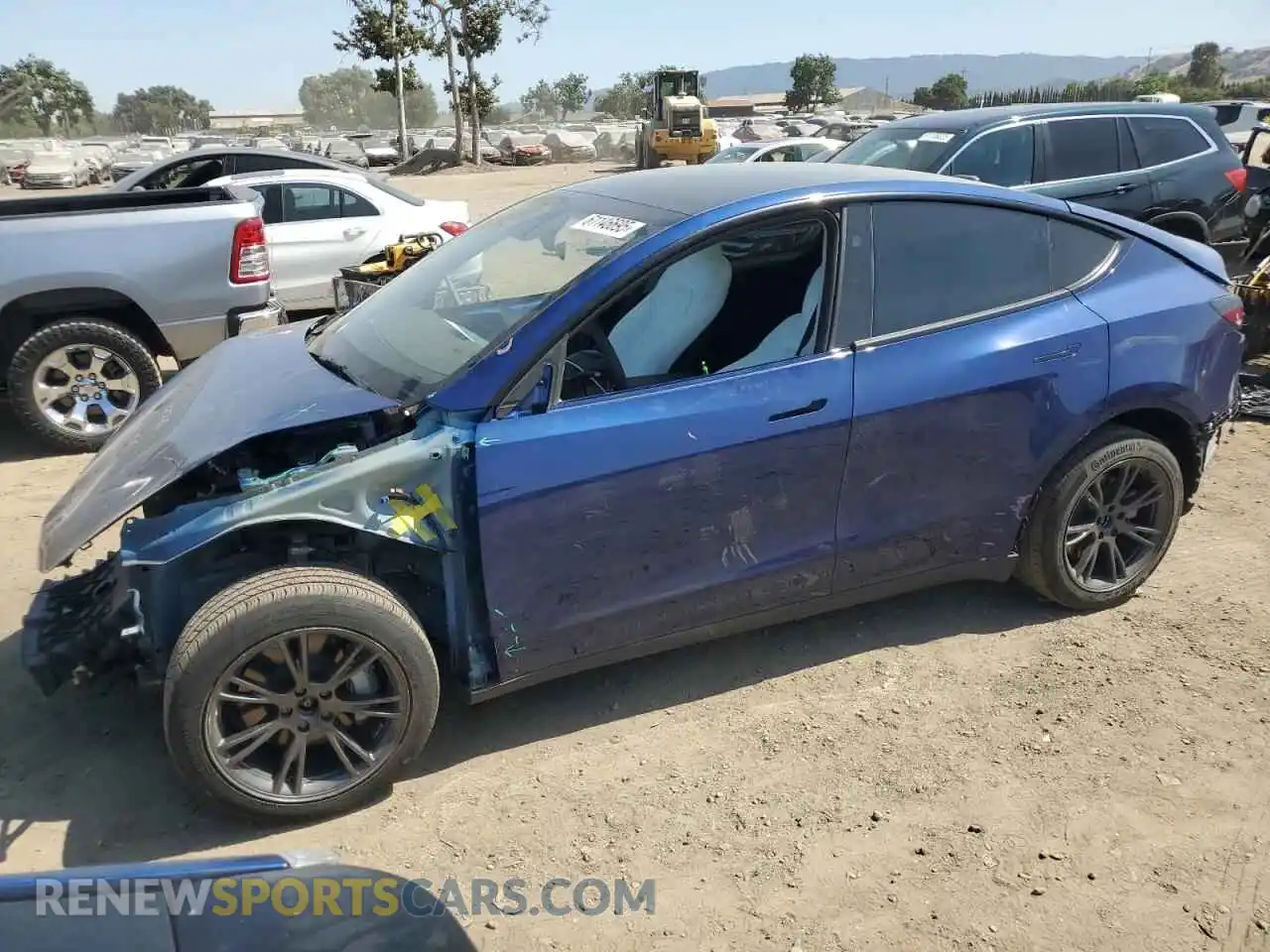 1 Photograph of a damaged car 7SAYGDEE4SF289756 TESLA MODEL Y 2025
