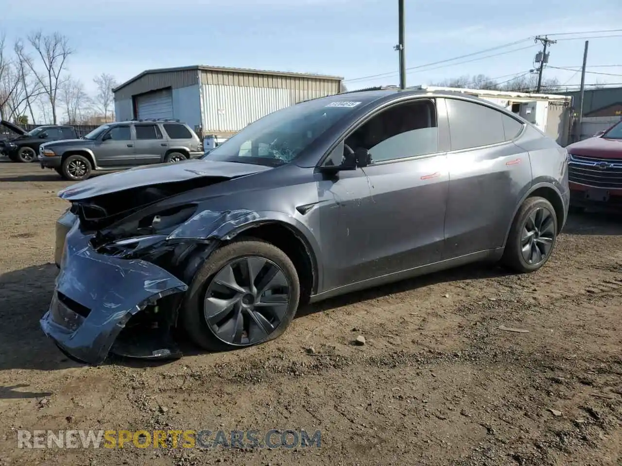 1 Photograph of a damaged car 7SAYGDEE4SF291068 TESLA MODEL Y 2025