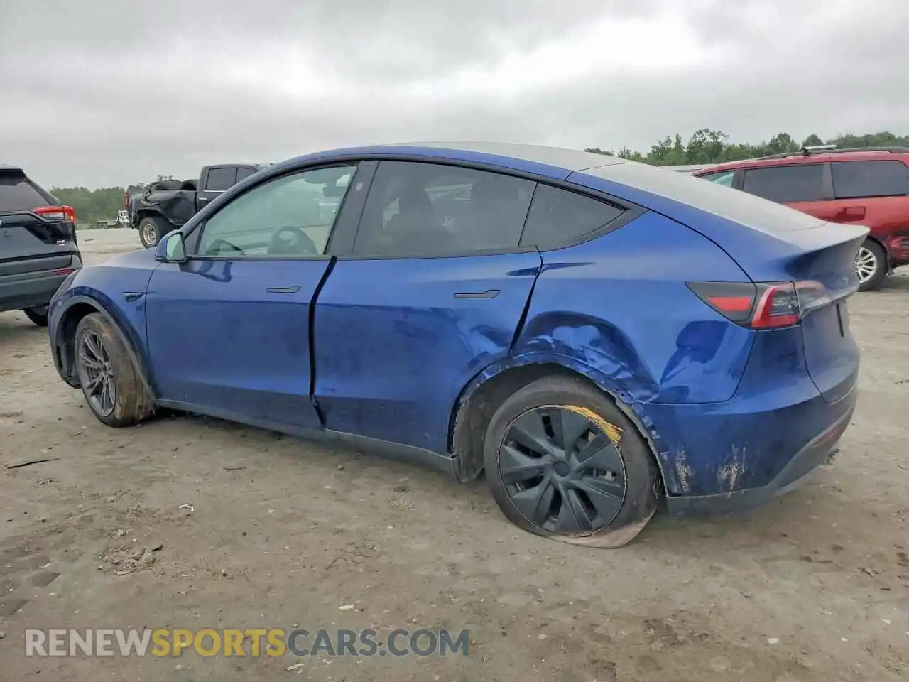 2 Photograph of a damaged car 7SAYGDEE5SA355213 TESLA MODEL Y 2025
