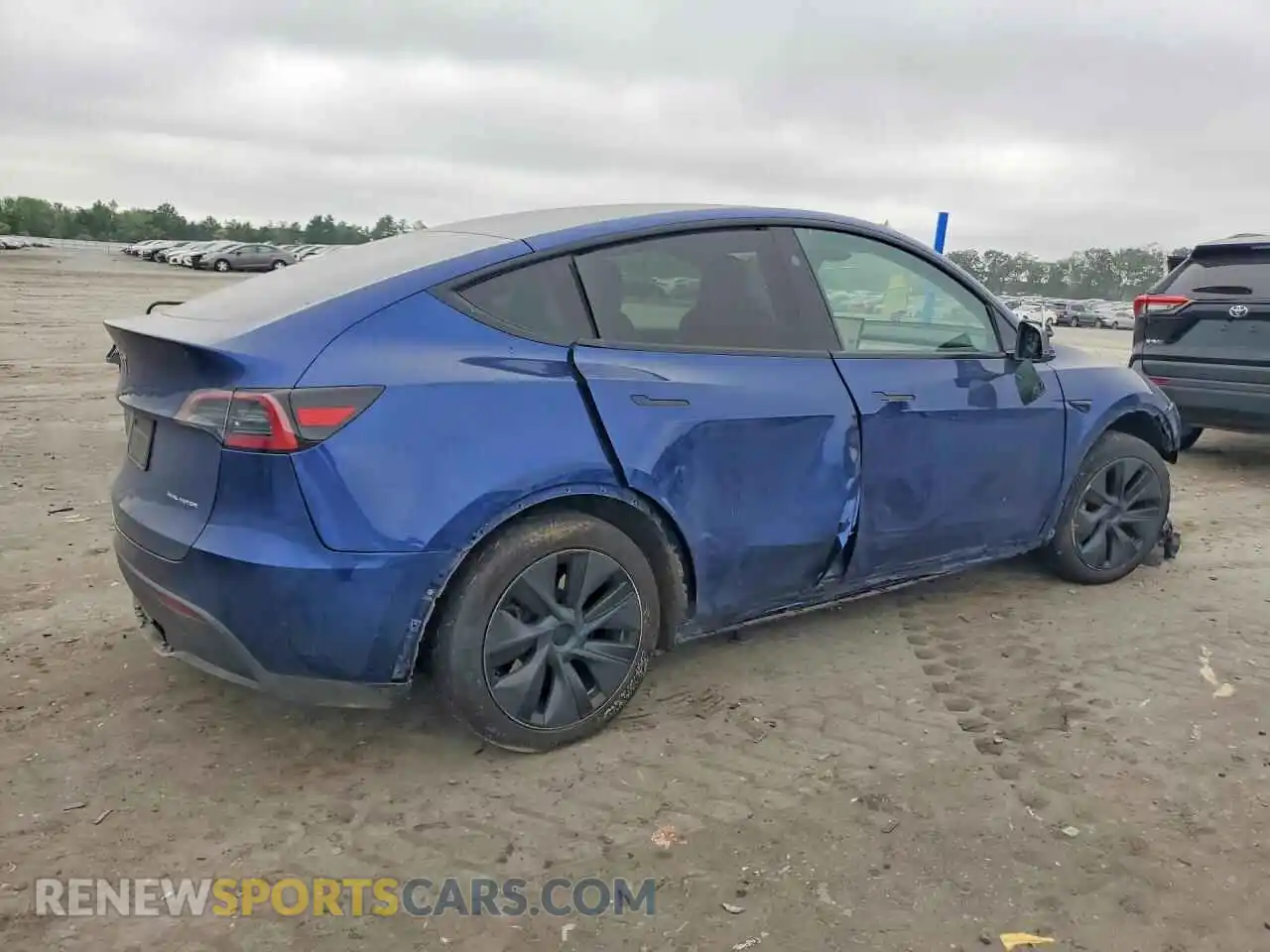 3 Photograph of a damaged car 7SAYGDEE5SA355213 TESLA MODEL Y 2025