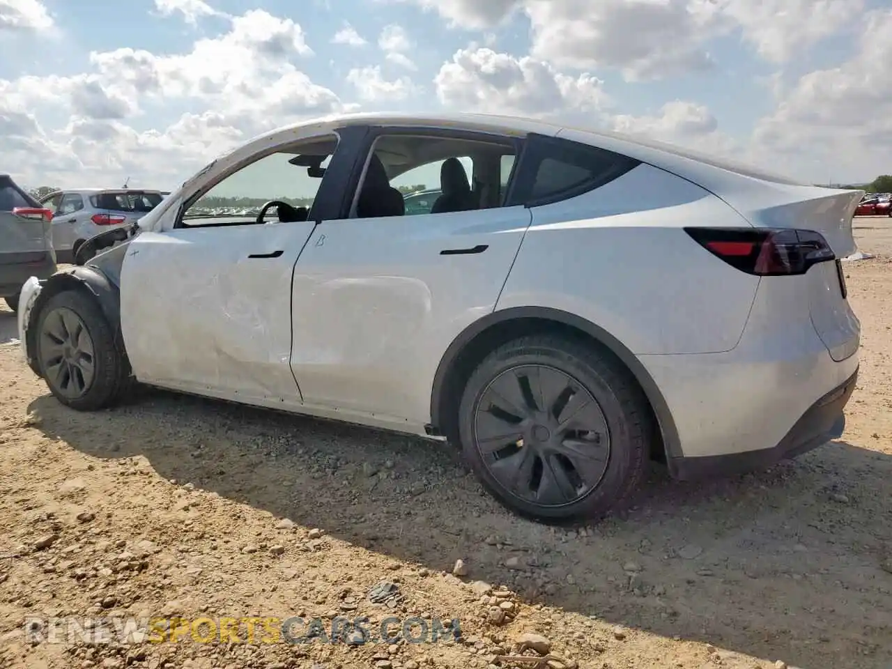 2 fotografías del automóvil dañado 7SAYGDEE5SF308850 TESLA MODEL Y 2025