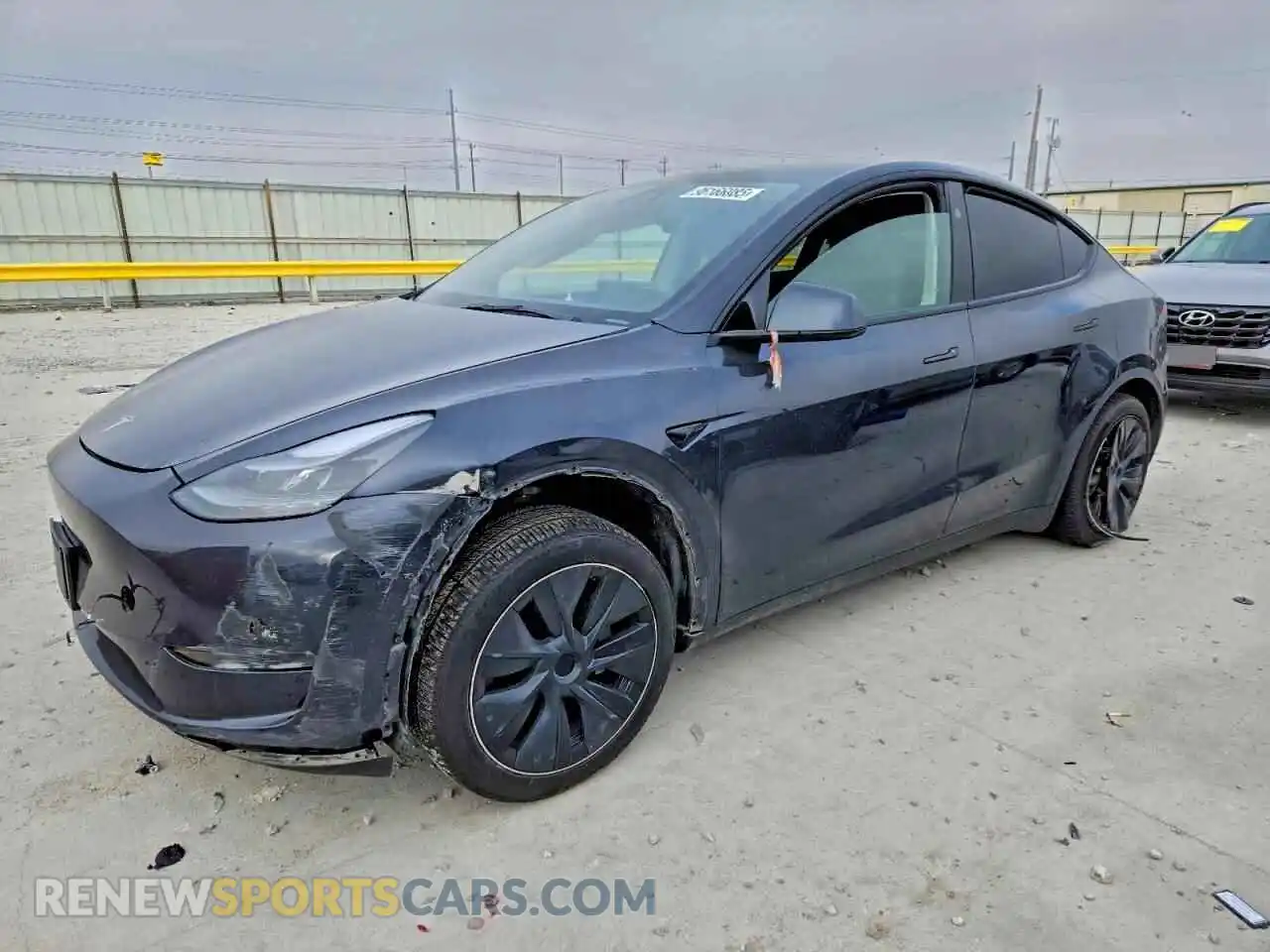 1 Photograph of a damaged car 7SAYGDEE6SA347640 TESLA MODEL Y 2025