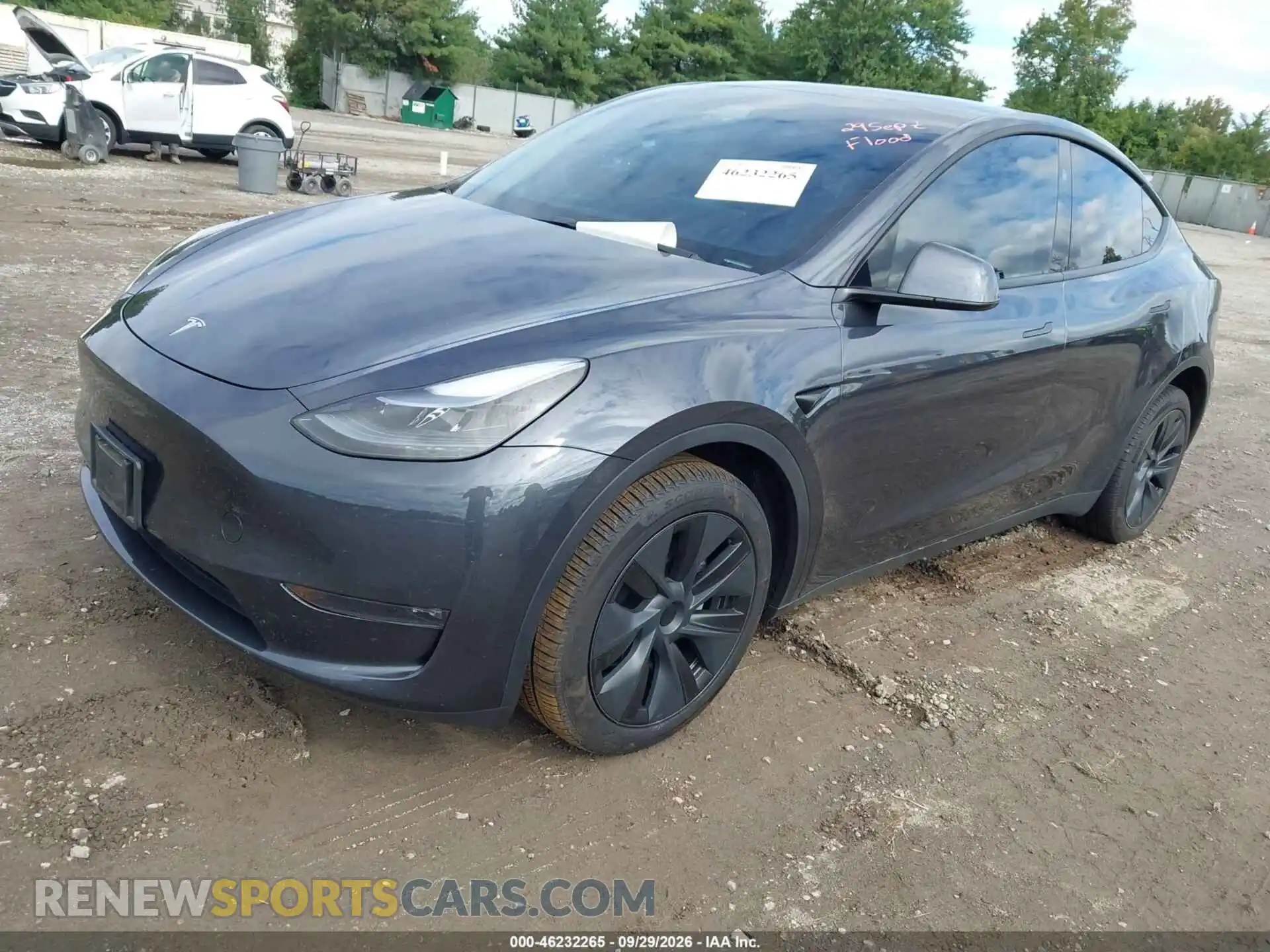 2 fotografías del automóvil dañado 7SAYGDEE6SA352868 TESLA MODEL Y 2025