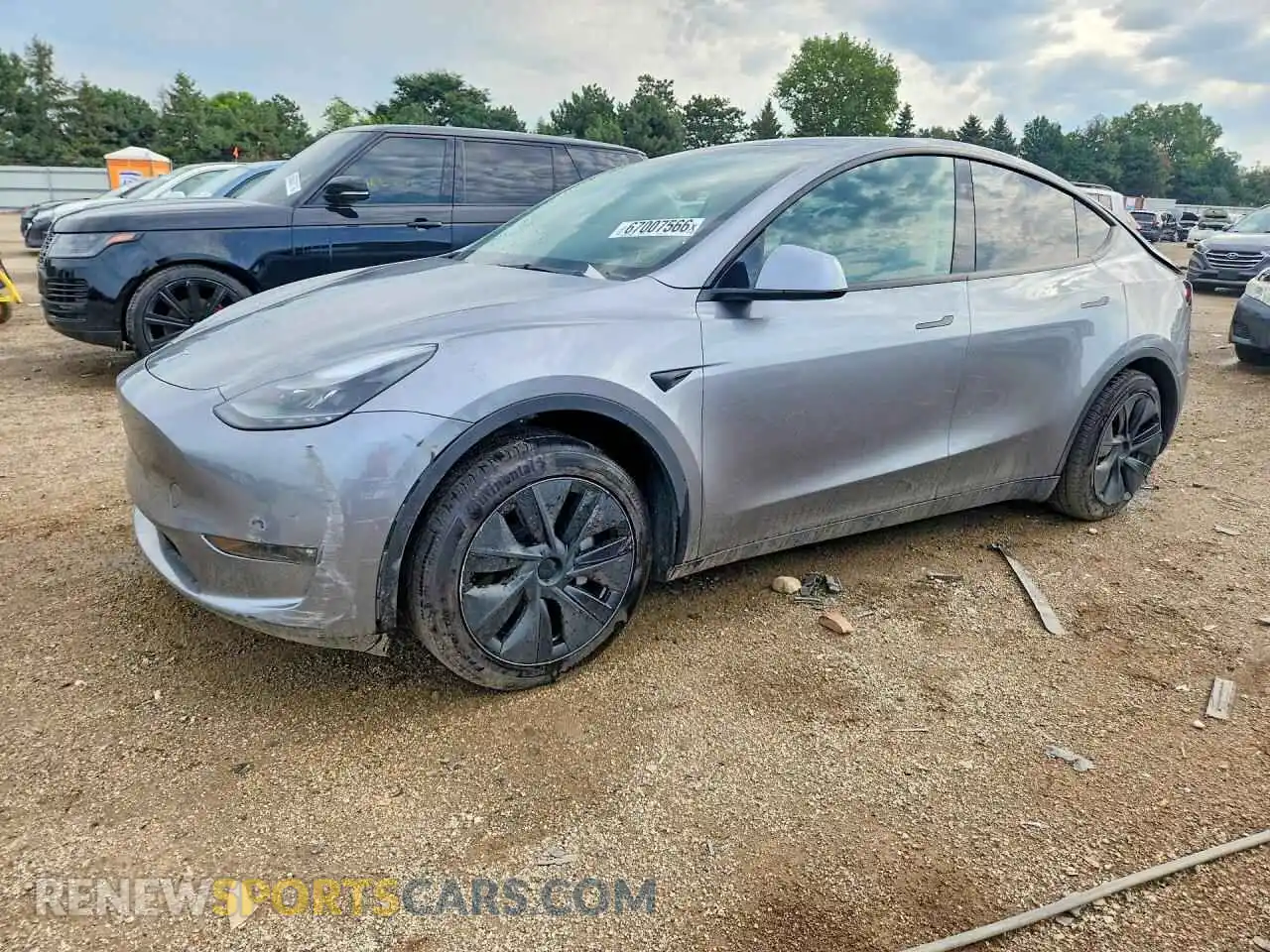 1 Photograph of a damaged car 7SAYGDEE6SF249288 TESLA MODEL Y 2025