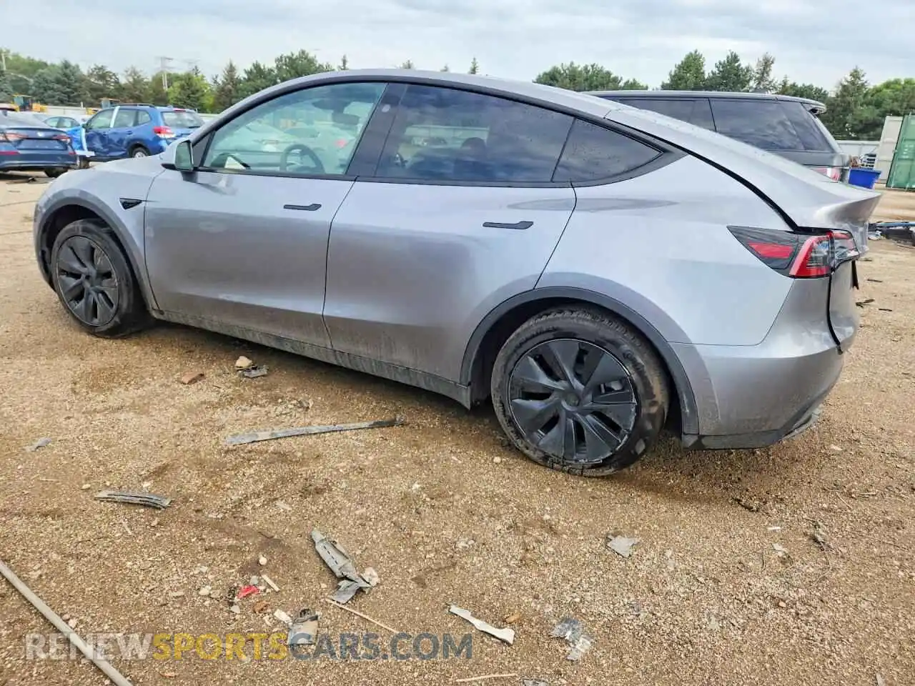 2 Photograph of a damaged car 7SAYGDEE6SF249288 TESLA MODEL Y 2025