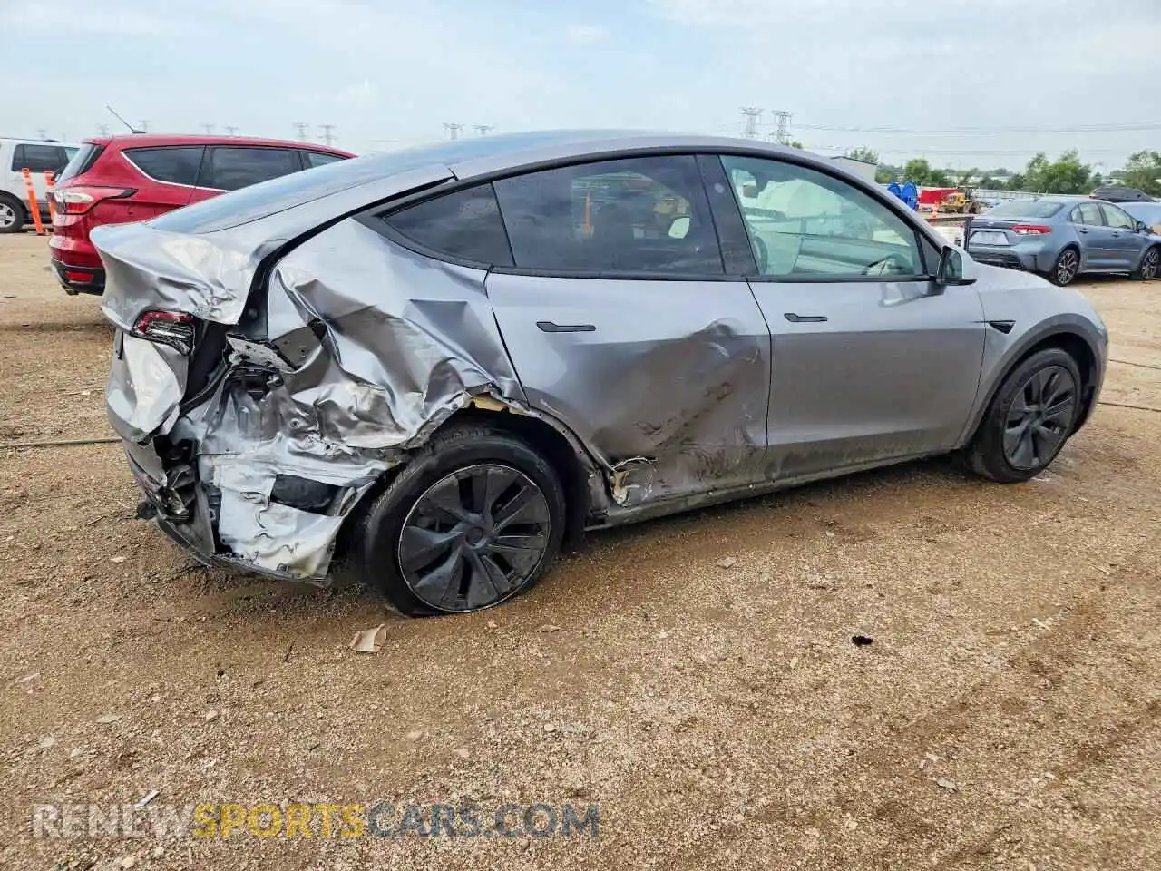 3 Photograph of a damaged car 7SAYGDEE6SF249288 TESLA MODEL Y 2025