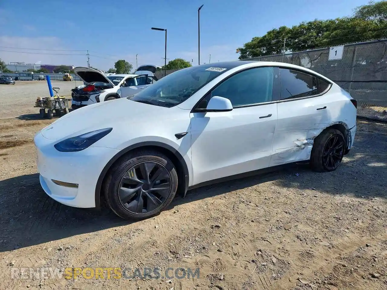 1 Фотография поврежденного автомобиля 7SAYGDEE6SF266320 TESLA MODEL Y 2025