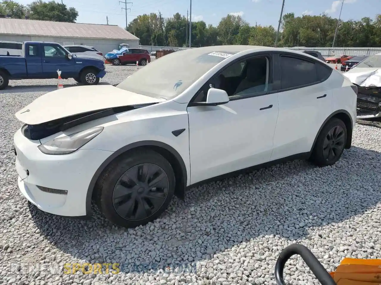 1 Photograph of a damaged car 7SAYGDEE6SF273106 TESLA MODEL Y 2025