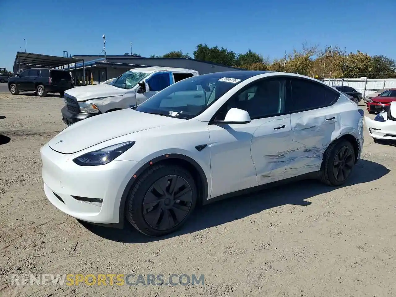 1 Photograph of a damaged car 7SAYGDEE6SF276376 TESLA MODEL Y 2025