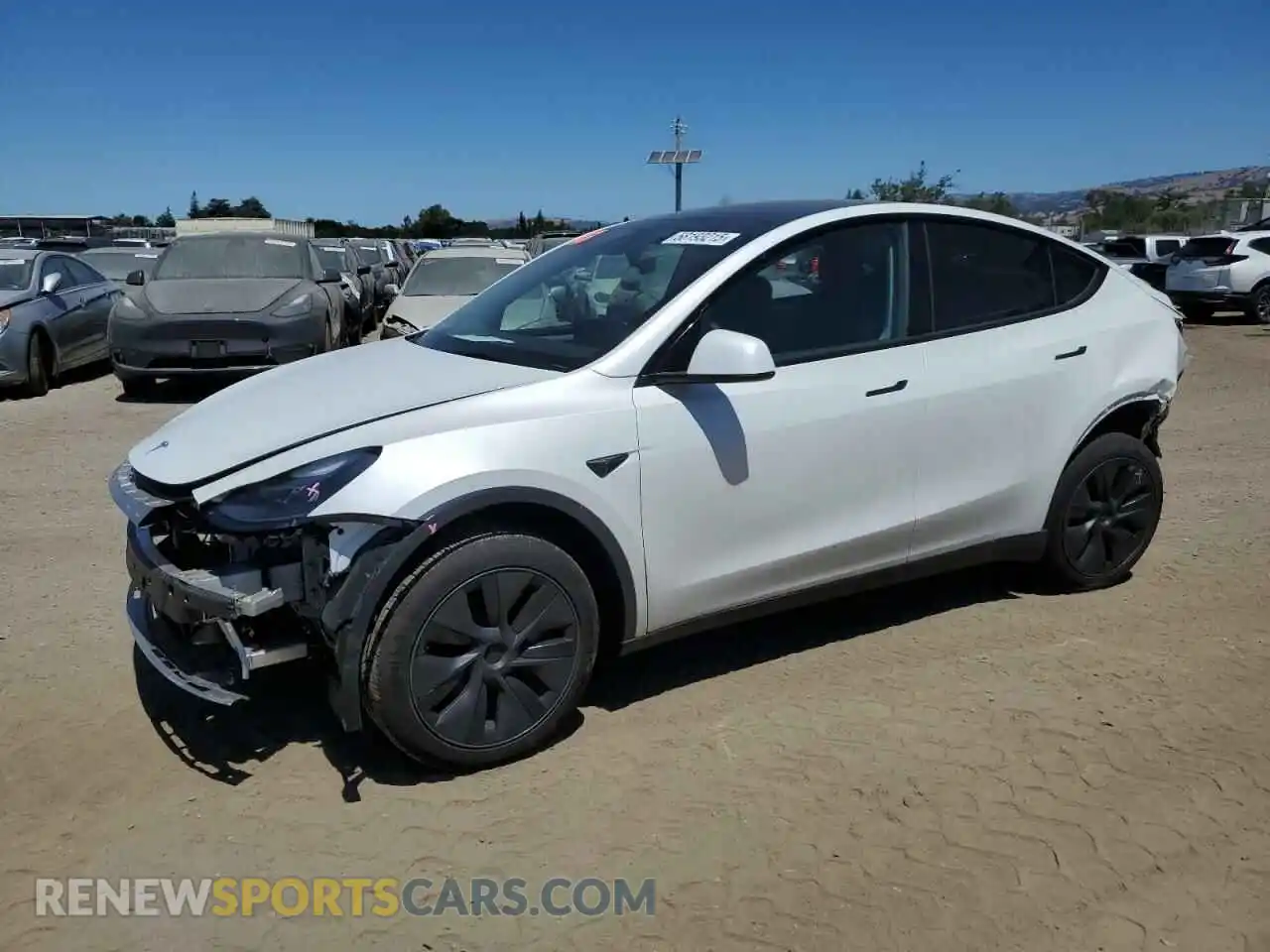 1 Photograph of a damaged car 7SAYGDEE6SF296403 TESLA MODEL Y 2025
