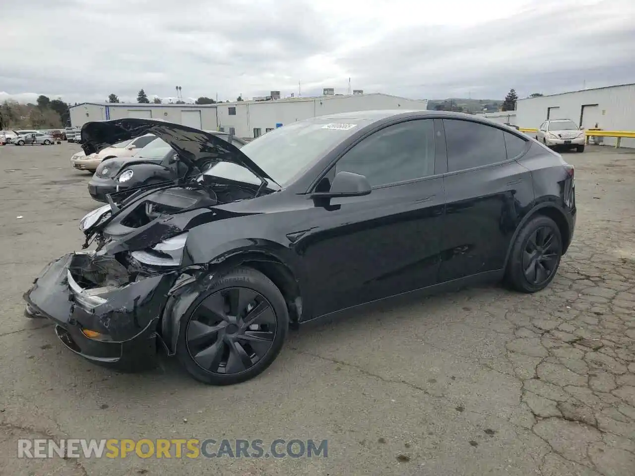 1 Photograph of a damaged car 7SAYGDEE6SF308226 TESLA MODEL Y 2025