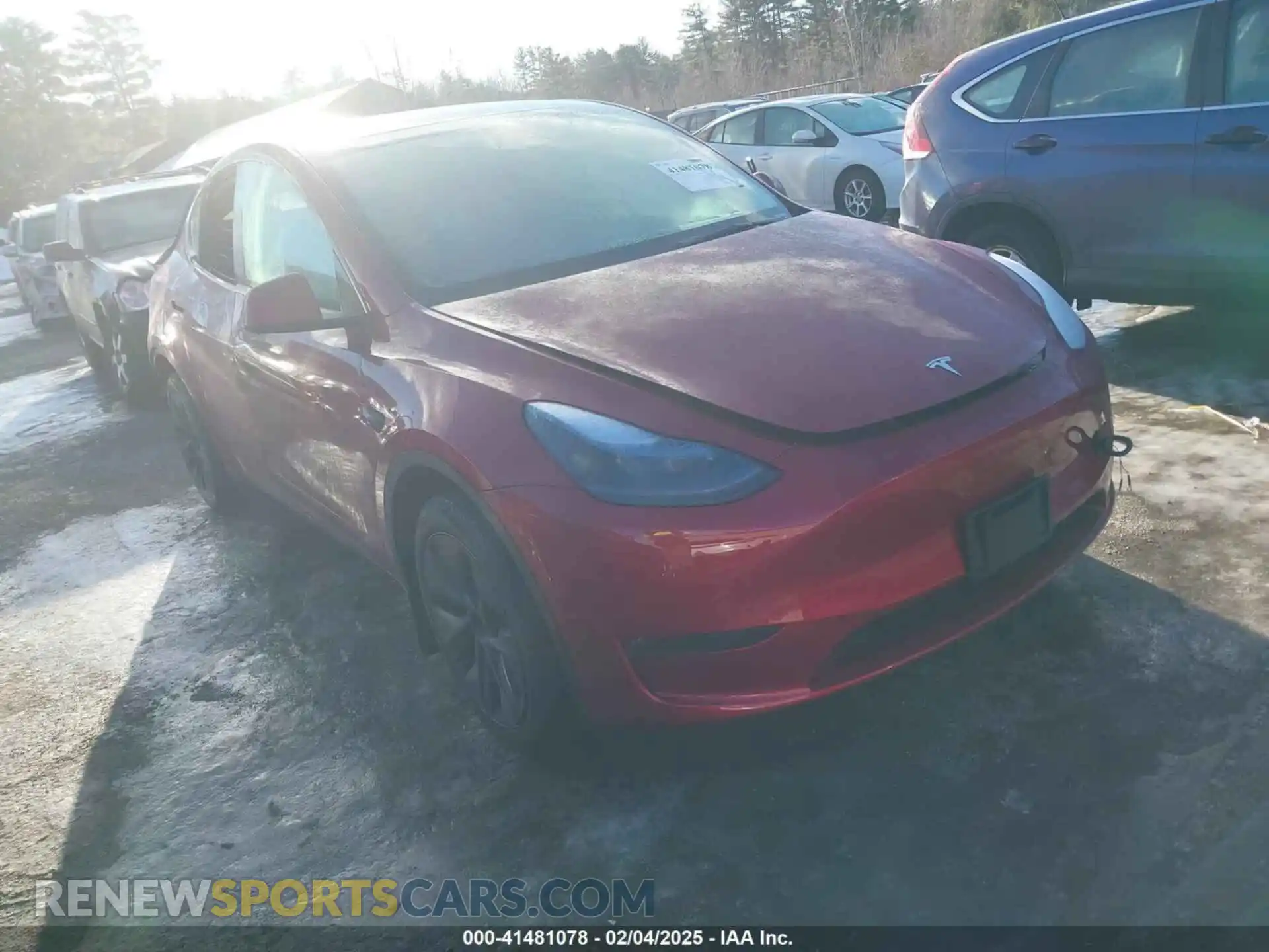 1 Photograph of a damaged car 7SAYGDEE7SA340423 TESLA MODEL Y 2025