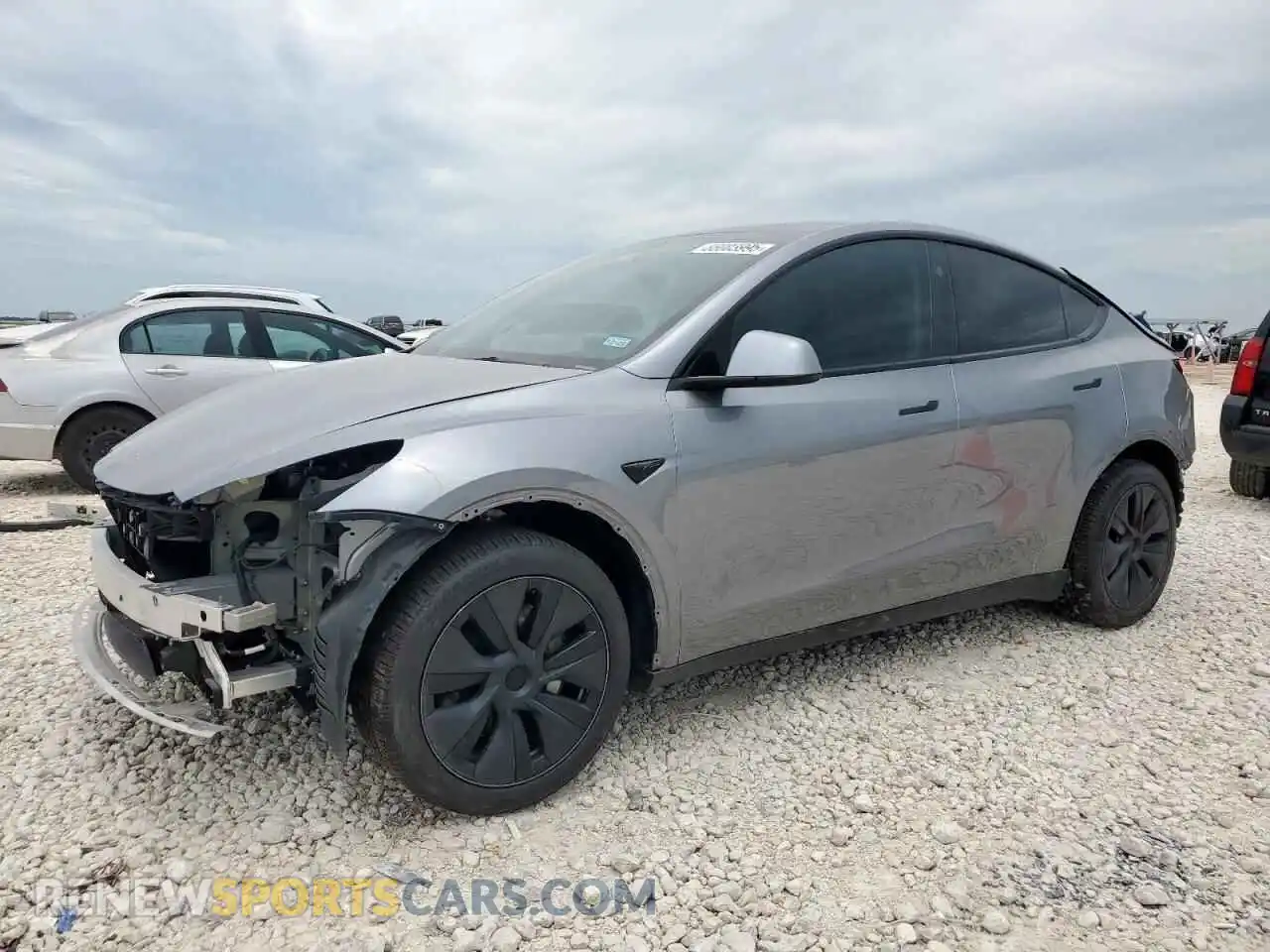 1 Photograph of a damaged car 7SAYGDEE7SA344620 TESLA MODEL Y 2025