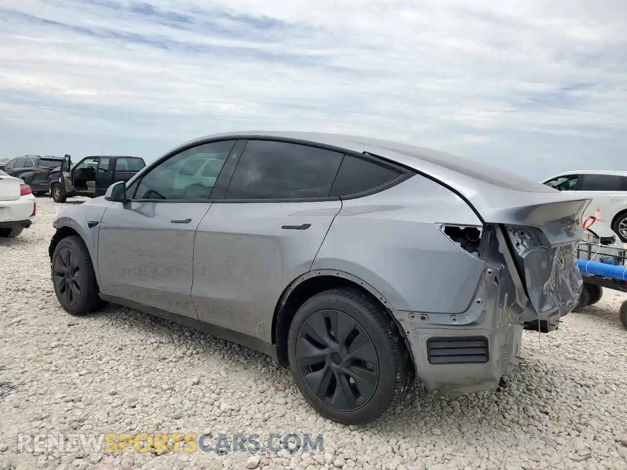 2 Photograph of a damaged car 7SAYGDEE7SA344620 TESLA MODEL Y 2025