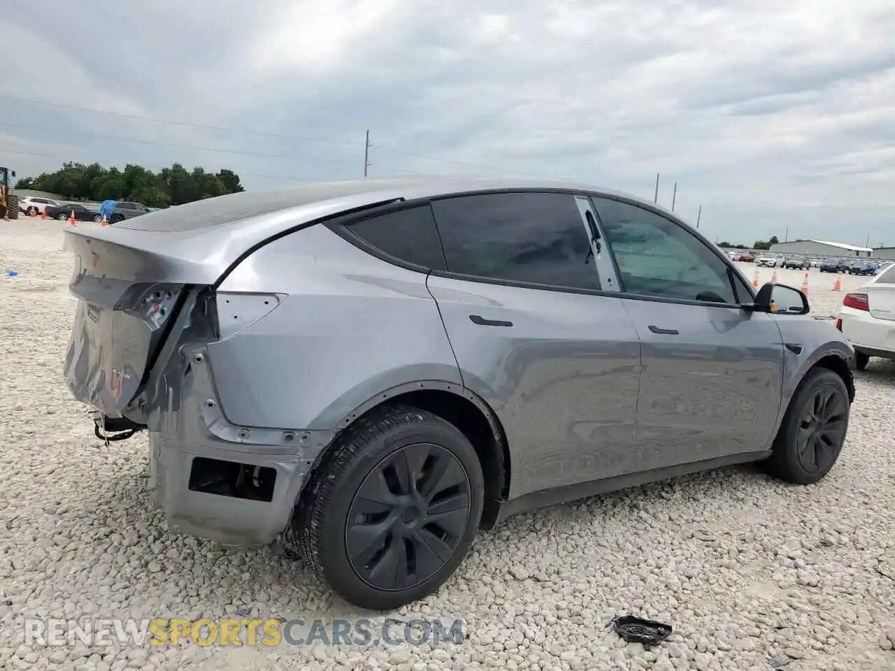 3 Photograph of a damaged car 7SAYGDEE7SA344620 TESLA MODEL Y 2025