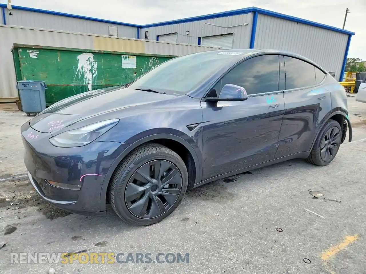 1 Photograph of a damaged car 7SAYGDEE7SA346237 TESLA MODEL Y 2025