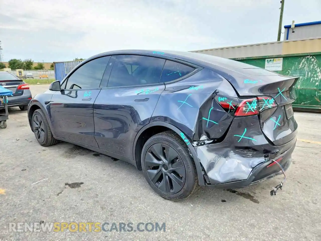 2 Photograph of a damaged car 7SAYGDEE7SA346237 TESLA MODEL Y 2025