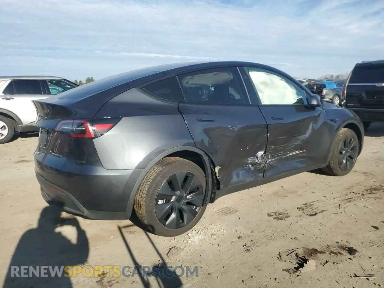 3 Photograph of a damaged car 7SAYGDEE7SF237490 TESLA MODEL Y 2025